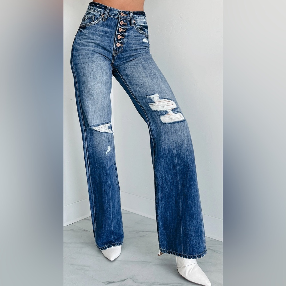 NanaMacs Kan Can Flare jeans size 3/25